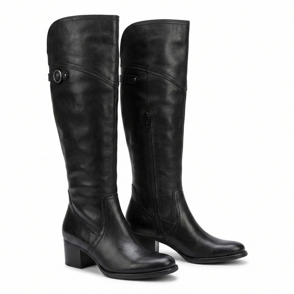 Sagebrush Shoes - Black Over the Knee Boots